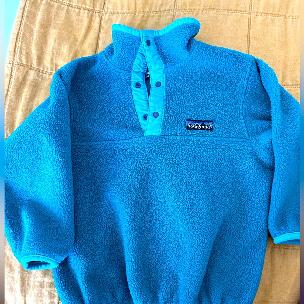 Kids Patagonia fleece pullover